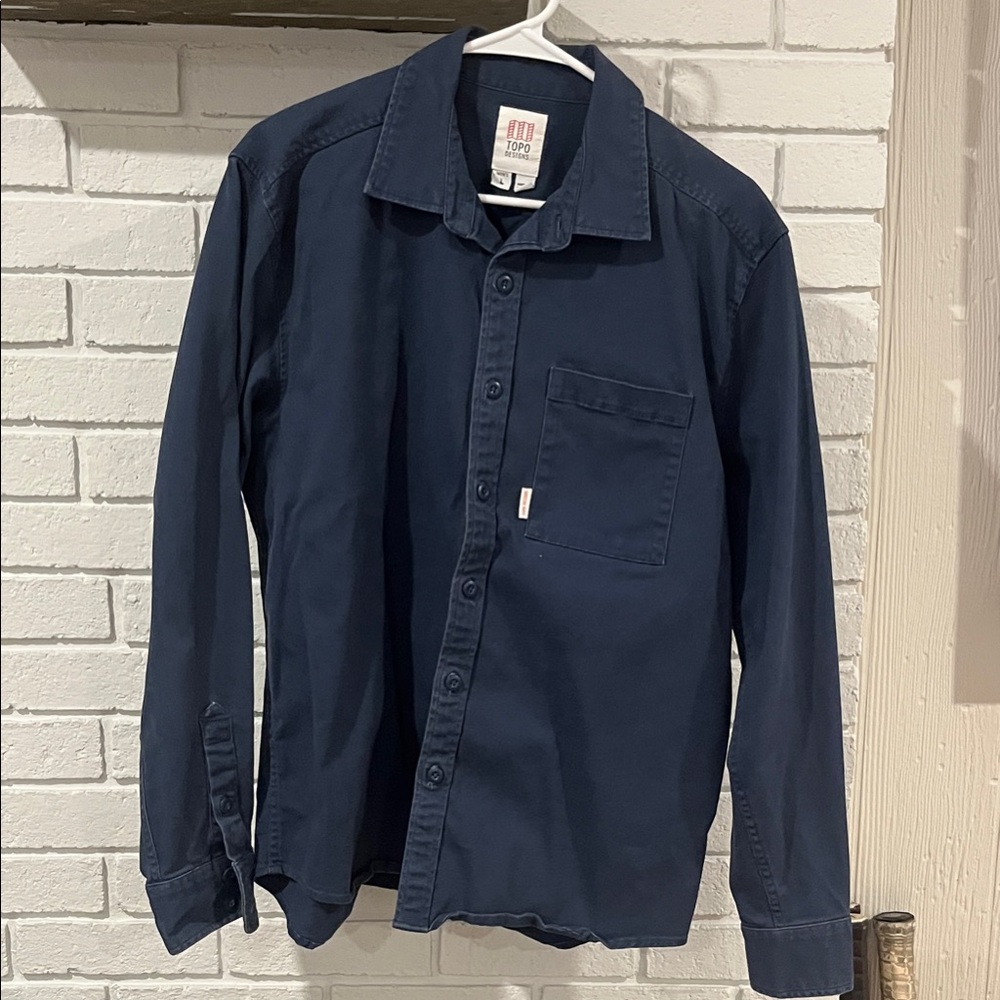 Topo Designs - Navy Casual Button-Down Shirt